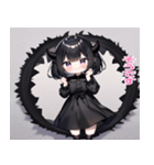 毎日使える悪魔少女スタンプ（個別スタンプ：9）