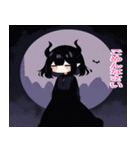 毎日使える悪魔少女スタンプ（個別スタンプ：10）