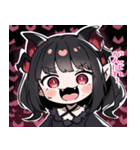 毎日使える悪魔少女スタンプ（個別スタンプ：18）
