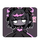 毎日使える悪魔少女スタンプ（個別スタンプ：21）