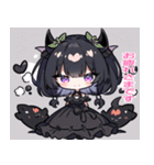 毎日使える悪魔少女スタンプ（個別スタンプ：22）