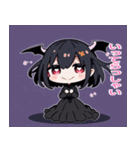 毎日使える悪魔少女スタンプ（個別スタンプ：24）