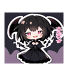 毎日使える悪魔少女スタンプ（個別スタンプ：28）