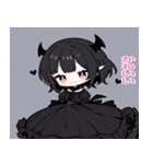 毎日使える悪魔少女スタンプ（個別スタンプ：30）