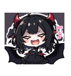 毎日使える悪魔少女スタンプ（個別スタンプ：34）