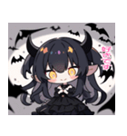 毎日使える悪魔少女スタンプ（個別スタンプ：36）
