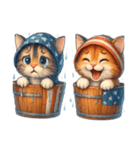 梅雨cat（個別スタンプ：3）