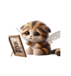 ハチねこ頑張り中,（個別スタンプ：6）