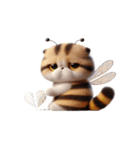 ハチねこ頑張り中,（個別スタンプ：24）