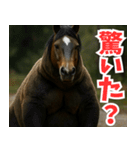 俺達の馬熊スタンプ（個別スタンプ：4）