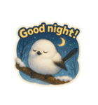 リアルでかわいいシマエナガLINEスタンプ（個別スタンプ：3）