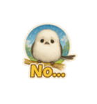 リアルでかわいいシマエナガLINEスタンプ（個別スタンプ：7）