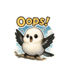 リアルでかわいいシマエナガLINEスタンプ（個別スタンプ：10）