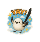 リアルでかわいいシマエナガLINEスタンプ（個別スタンプ：11）