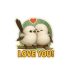 リアルでかわいいシマエナガLINEスタンプ（個別スタンプ：13）