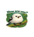 リアルでかわいいシマエナガLINEスタンプ（個別スタンプ：18）