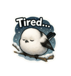 リアルでかわいいシマエナガLINEスタンプ（個別スタンプ：20）