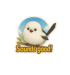 リアルでかわいいシマエナガLINEスタンプ（個別スタンプ：22）