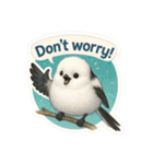 リアルでかわいいシマエナガLINEスタンプ（個別スタンプ：23）