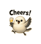 リアルでかわいいシマエナガLINEスタンプ（個別スタンプ：36）