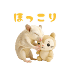 白い系フクモモスタンプ（個別スタンプ：16）