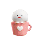 みじめちゃん （毎日使える3D）（個別スタンプ：5）