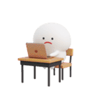 みじめちゃん （毎日使える3D）（個別スタンプ：27）