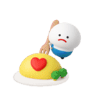 みじめちゃん （毎日使える3D）（個別スタンプ：28）