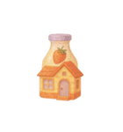 ふんわり手描きパステル手帳ステッカー（個別スタンプ：1）
