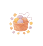ふんわり手描きパステル手帳ステッカー（個別スタンプ：33）