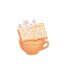 ふんわり手描きパステル手帳ステッカー（個別スタンプ：40）