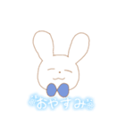 青ネクタイのうさぎくん（個別スタンプ：2）