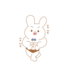 青ネクタイのうさぎくん（個別スタンプ：14）
