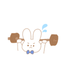 青ネクタイのうさぎくん（個別スタンプ：15）