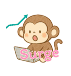 モンキーベイビーズの生活 (えいご) Ver4（個別スタンプ：19）