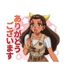 アニメ「怪盗クイーンの優雅な休暇」（個別スタンプ：3）