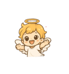 うごく！きゅーてぃ天使くん（個別スタンプ：1）