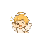 うごく！きゅーてぃ天使くん（個別スタンプ：3）