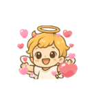 うごく！きゅーてぃ天使くん（個別スタンプ：4）