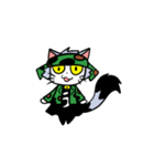迷彩猫の華麗なる日常（個別スタンプ：6）