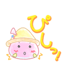 ふわふう+（個別スタンプ：4）
