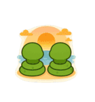へびと過ごす夏のシーン（個別スタンプ：13）