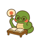 へびと過ごす夏のシーン（個別スタンプ：15）