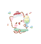 【夏】子ねこモニカのかわいいソーダフェア（個別スタンプ：7）