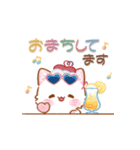 【夏】子ねこモニカのかわいいソーダフェア（個別スタンプ：20）