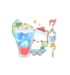 【夏】子ねこモニカのかわいいソーダフェア（個別スタンプ：25）