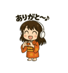 AI侍と町娘のダサかっこスタンプ（個別スタンプ：4）