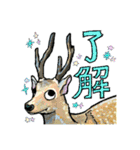 動物たちのわちゃわちゃ日常会話スタンプ（個別スタンプ：5）