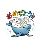 動物たちのわちゃわちゃ日常会話スタンプ（個別スタンプ：24）