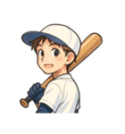 野球 男子 部活 スポーツ かわいい（個別スタンプ：1）